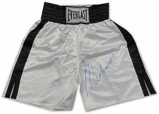 Muhammad Ali Hand Signed Autographed Everlast Boxing Trunks Huge Sig! OA
