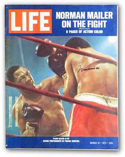Muhammad Ali Signed Autographed LIFE Magazine 3/19/71 vs. Frazier OA