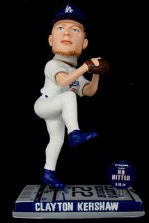 Clayton Kershaw Hand Signed Autographed Custom Bobble Head  /144 Forever
