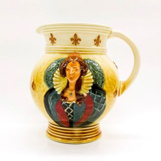 Royal Doulton Queensware Jug, Queen Elizabeth I