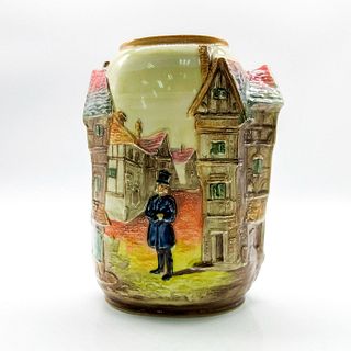 Royal Doulton Dickens Seriesware Sairey Gamp Relief Vase