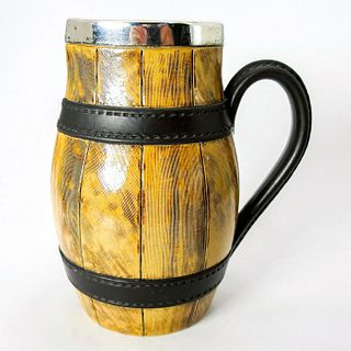 Doulton Lambeth Stoneware Art Pottery Pitcher as a Barrell