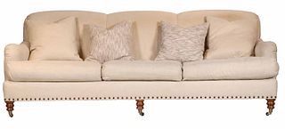 Lillian August Tan Upholstered Sofa