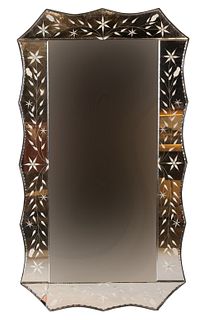 Venetian Style Ebonzied Mirror