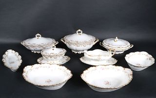 Ten Haviland Limoges Porcelain Serving Pieces