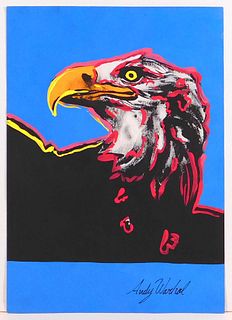 Andy Warhol, Manner of: Bald Eagle