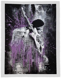 Mr. Brainwash - Hendrix (Purple)