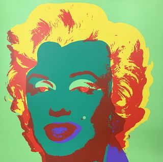 Andy Warhol After - Marilyn (Green/Yellow)