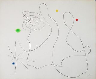 Joan Miro - Untitled X from "Flux de l'Aimant"