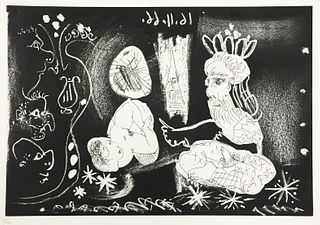 Pablo Picasso - Plate VIII from Le Cocu Magnifique