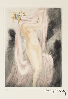 Louis Icart - Untitled XVI from "Les Amours de Psyche de Cupidon"
