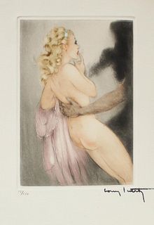 Louis Icart - Untitled XII from "Les Amours de Psyche de Cupidon"
