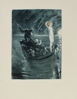 Louis Icart - Untitled XI from "Les Amours de Psyche de Cupidon"