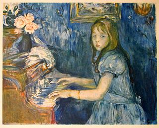 Berthe Morisot - Jeune Fille Au Piano