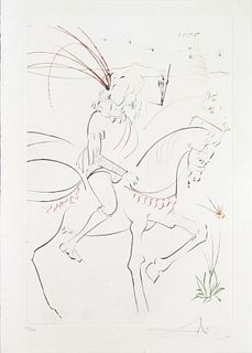 Salvador Dali - Untitled from "La Quete du Graal"