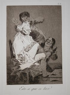 Francisco Goya - Esto si que es leer