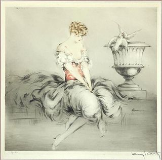 Louis Icart - Lesson of Love