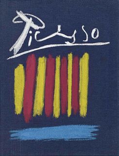 Pablo Picasso - Cover page from Les Bleu de Barcelone