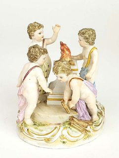 19th C. Meissen Porcelain Figural Group