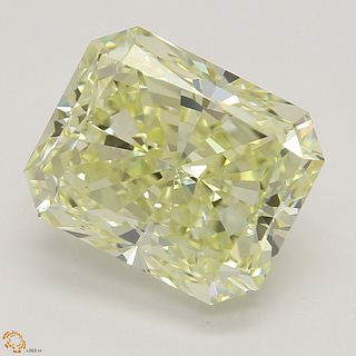 3.03 ct, Natural Fancy Light Yellow Even Color, VVS1, Radiant cut Diamond (GIA Graded), Appraised Value: $78,700 