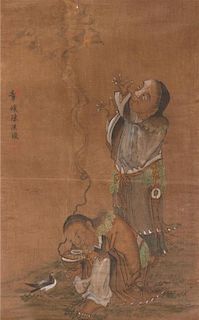After Chen Hongshou, (1598-1652), Immortals