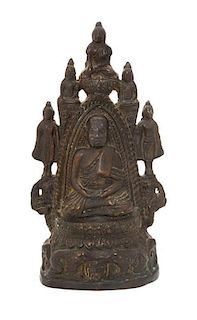 * An Indian Bronze Figure Height 10 5/8 inches.