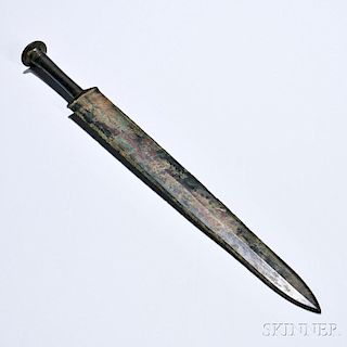 Bronze Double-edged Dagger