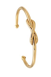 Tiffany & Co. Infinity Motif Cuff Bracelet In Solid 18Kt Gold