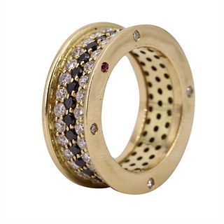 Robert Coin Diamonds & 18k Gold Ring