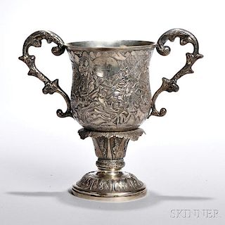 Chinese Export Silver Trophy Cup