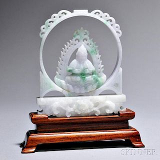 Jadeite Carving of Buddha
