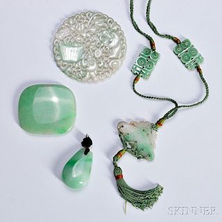 Four Jadeite Accessories