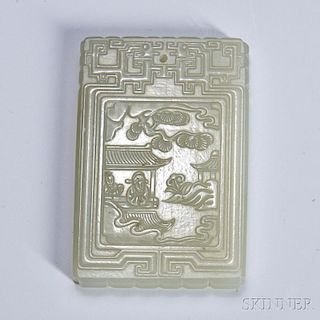 Nephrite Jade Plaque