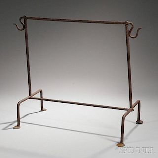 Wrought Iron Hearth Tool Stand