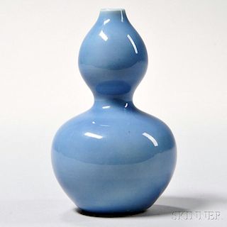 Clair-de-lune Double Gourd Vase