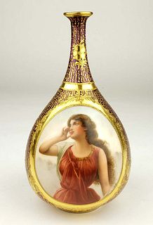 19th C. Royal Vienna Depose Porcelain Vase