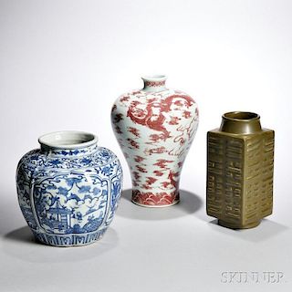 Three Ceramic Items