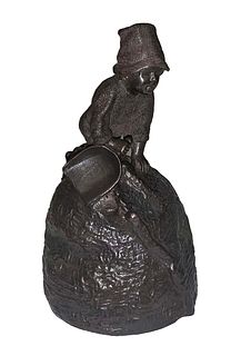 19th C. E. A. Lanceray (1848-1886), A Russian Bronze Bell