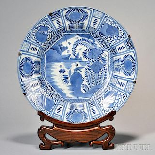 Kraak Blue and White Porcelain Charger