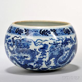 Blue and White Alms Bowl, Bo