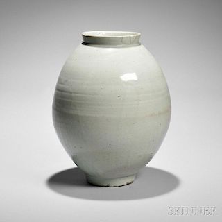 White Porcelain Jar