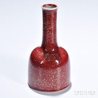 Oxblood-glazed Bottle Vase