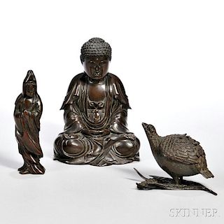 Three Figural Bronzes