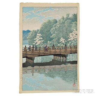 Kawase Hasui (1883-1957), Benkei Bridge, Akasaka