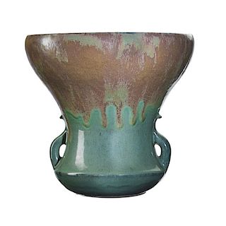 AUGUSTE DELAHERCHE Large flaring vase