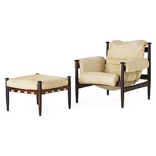 IRE MOBLER Lounge chair and ottoman