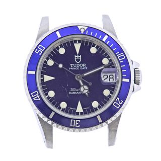Tudor Prince Date Blue Submariner Automatic Watch 71590