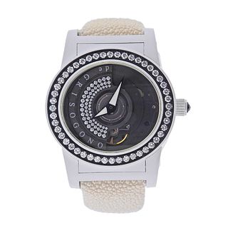 De Grisogono Tondo by Night Diamond Fiberglass Automatic Watch 002073 11