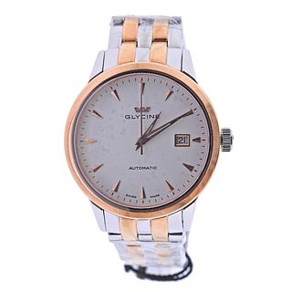 Glycine Classic Two Tone Stainless Steel Automatic Watch 3910.31T.3D