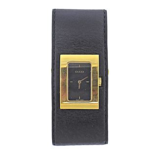 Gucci Quartz Leather Watch 7800L